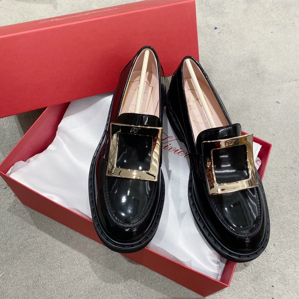 Viv' Rangers Buckle Embellished Loafers