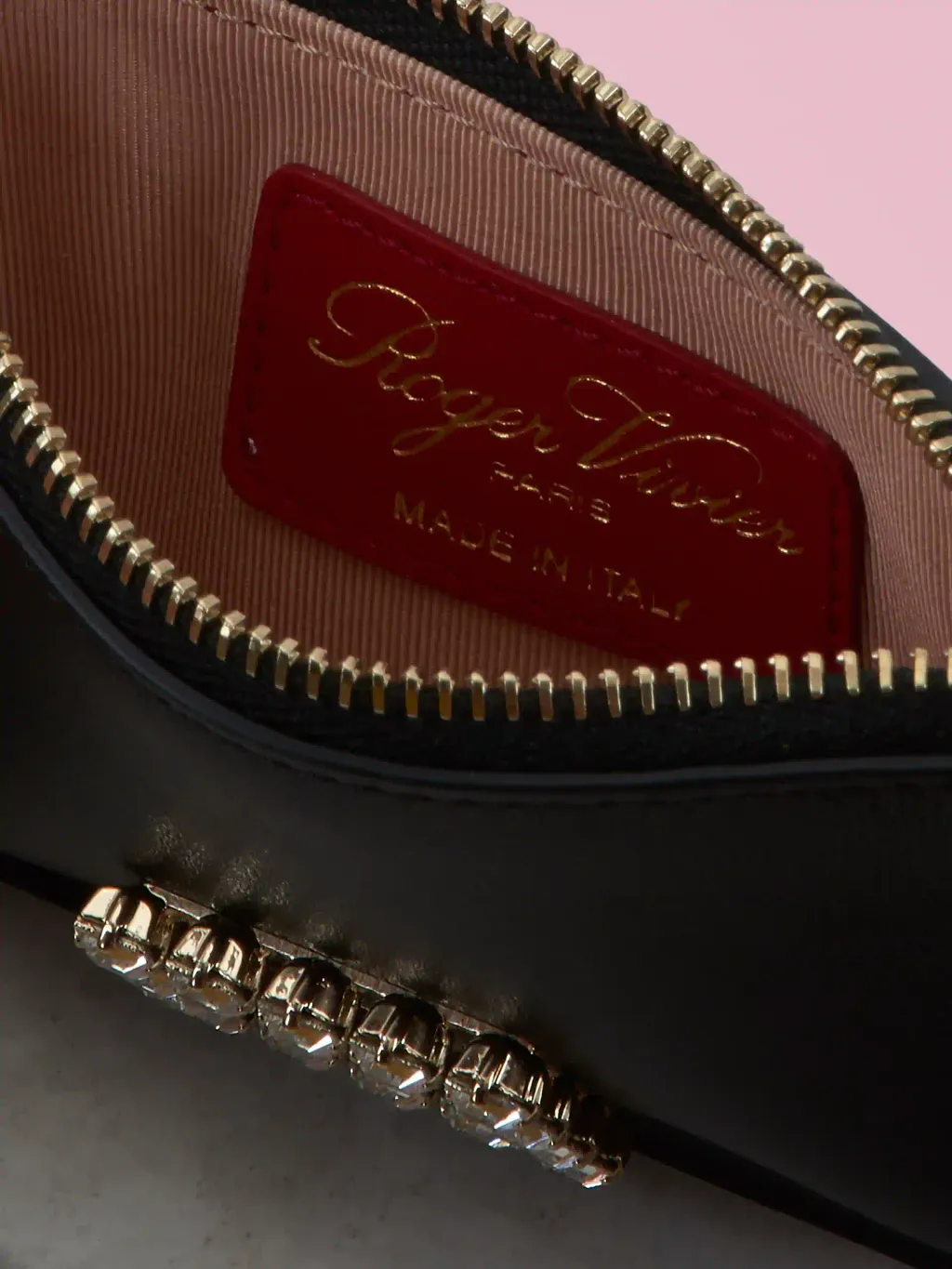 Rhinestone-Embellished Wallet