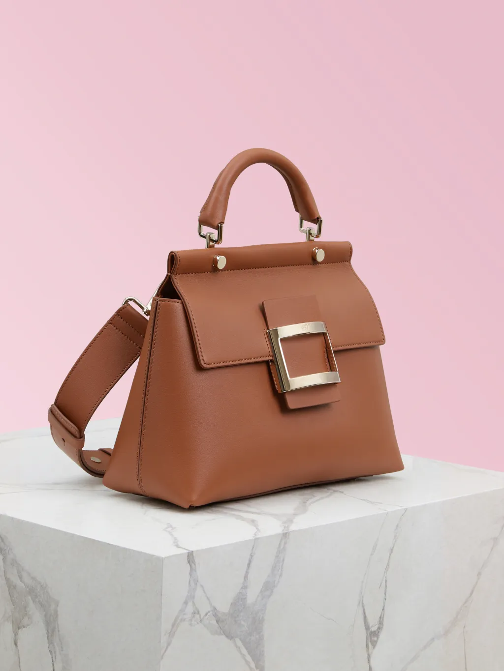 Viv' Cabas Metal Buckle Bag