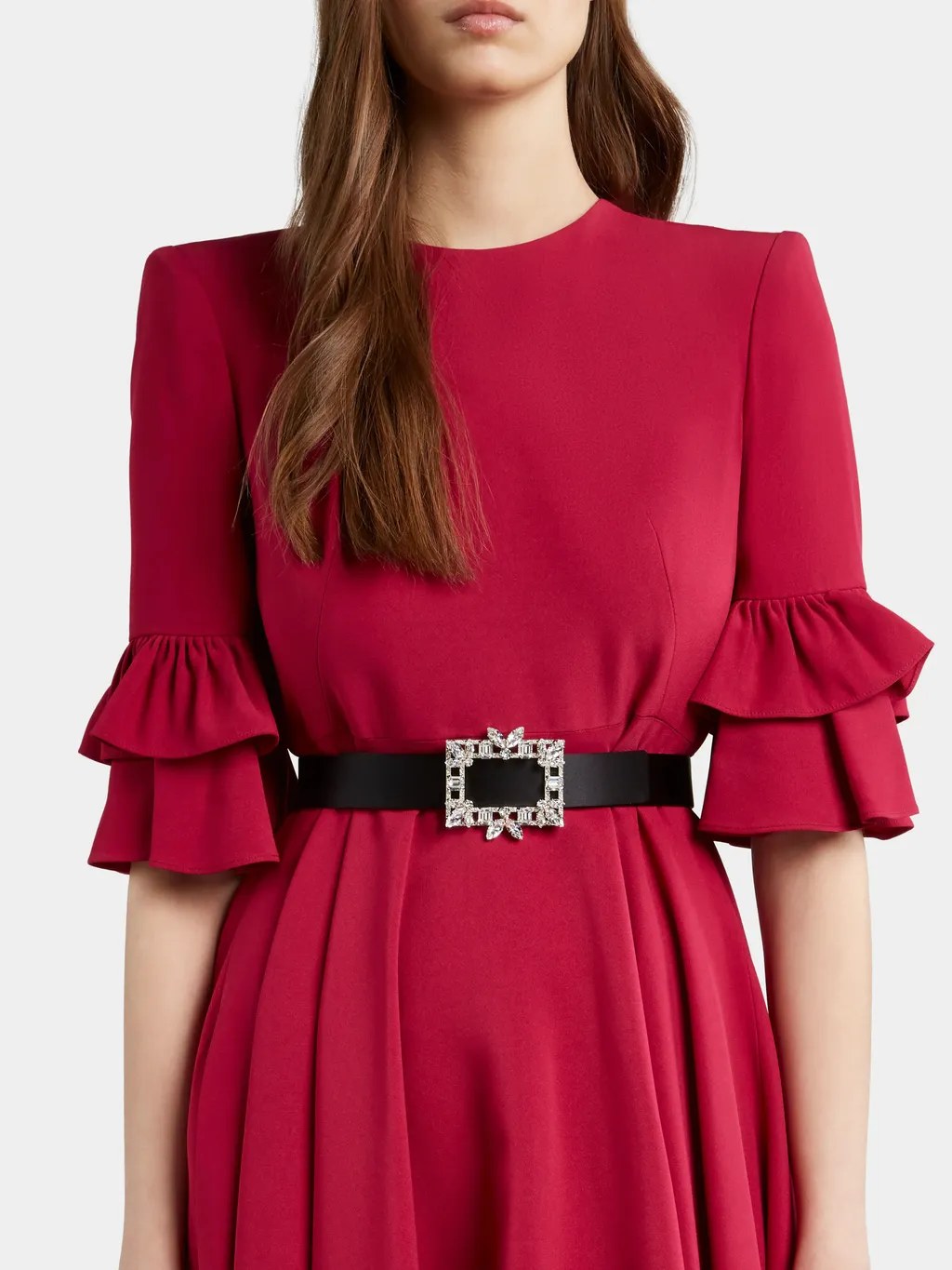 Broche Vivier Diamond Buckle Belt