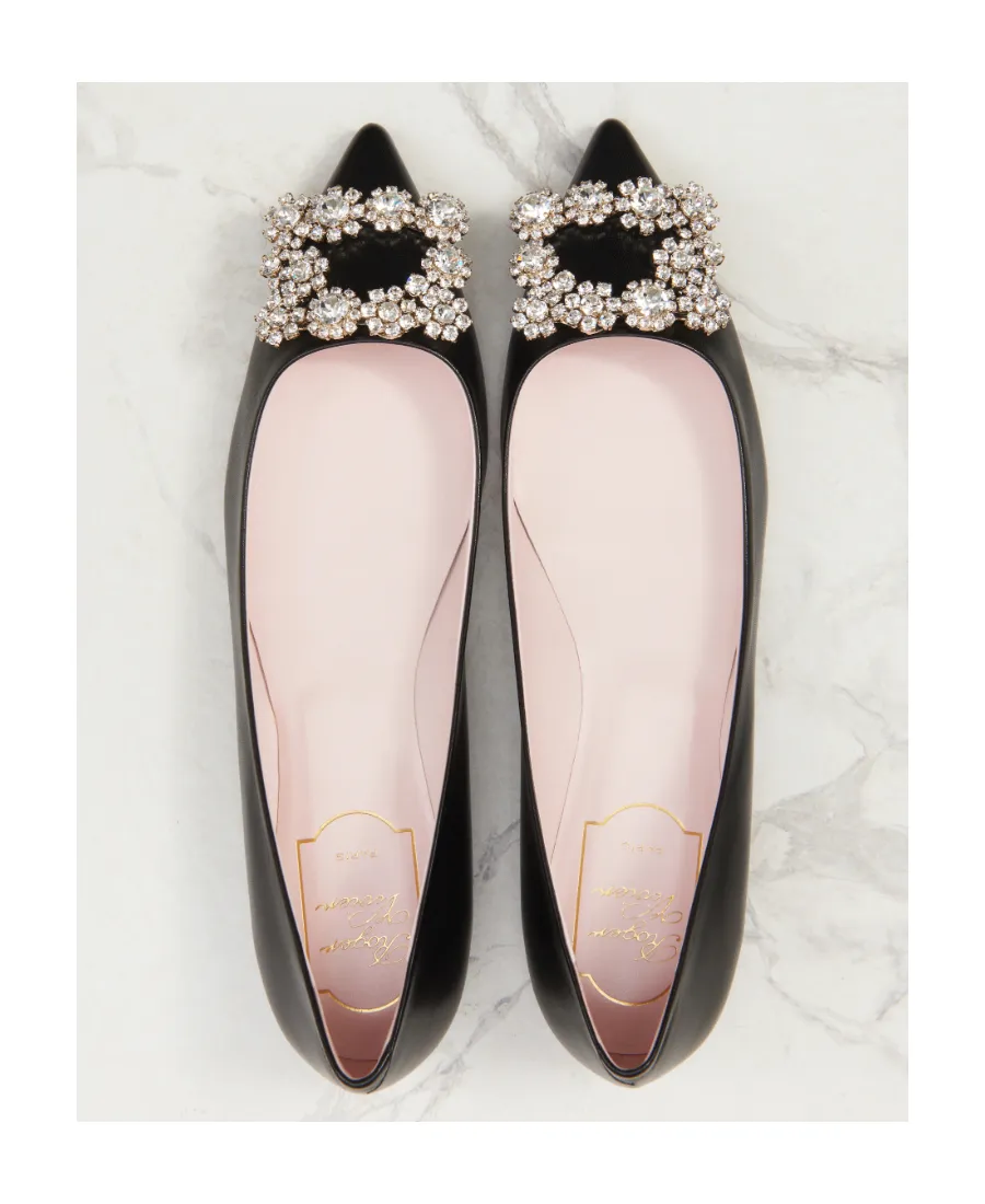 Floral Diamond Ballet Shoes
