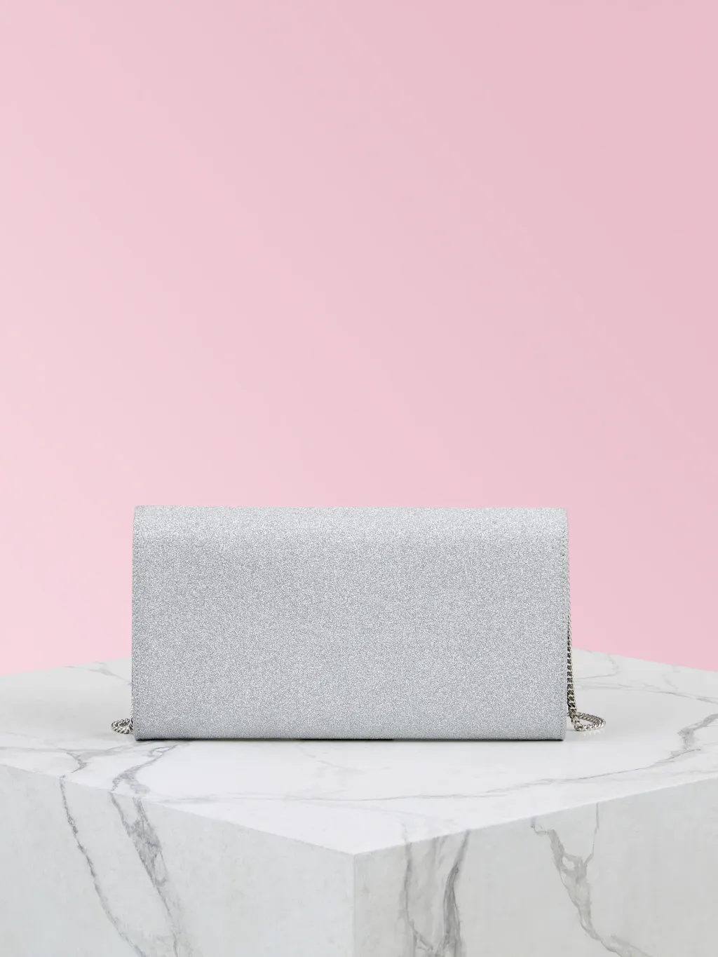 Flower Strass Buckle Clutch Bag