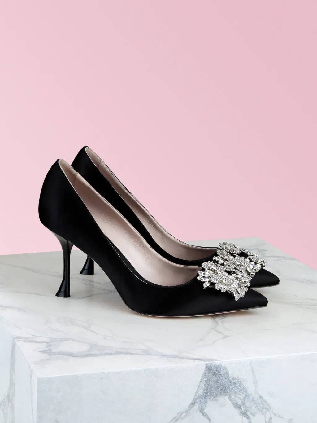Bouquet Strass 85Mm Buckle Pumps