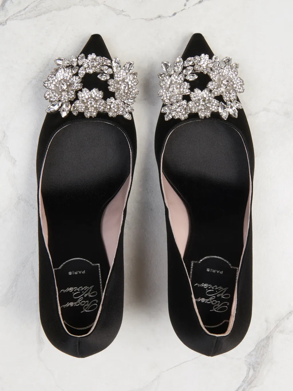 Bouquet Strass 85Mm Buckle Pumps