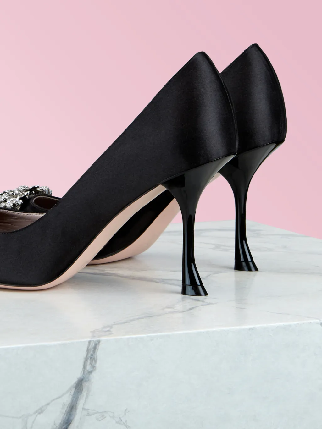 Bouquet Strass 85Mm Buckle Pumps