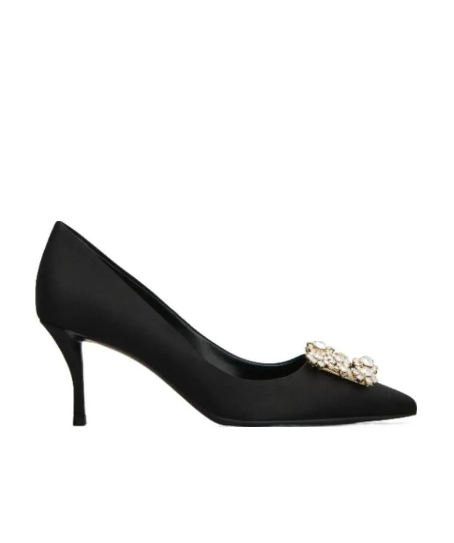 Embellished Pointed Toe Pumps