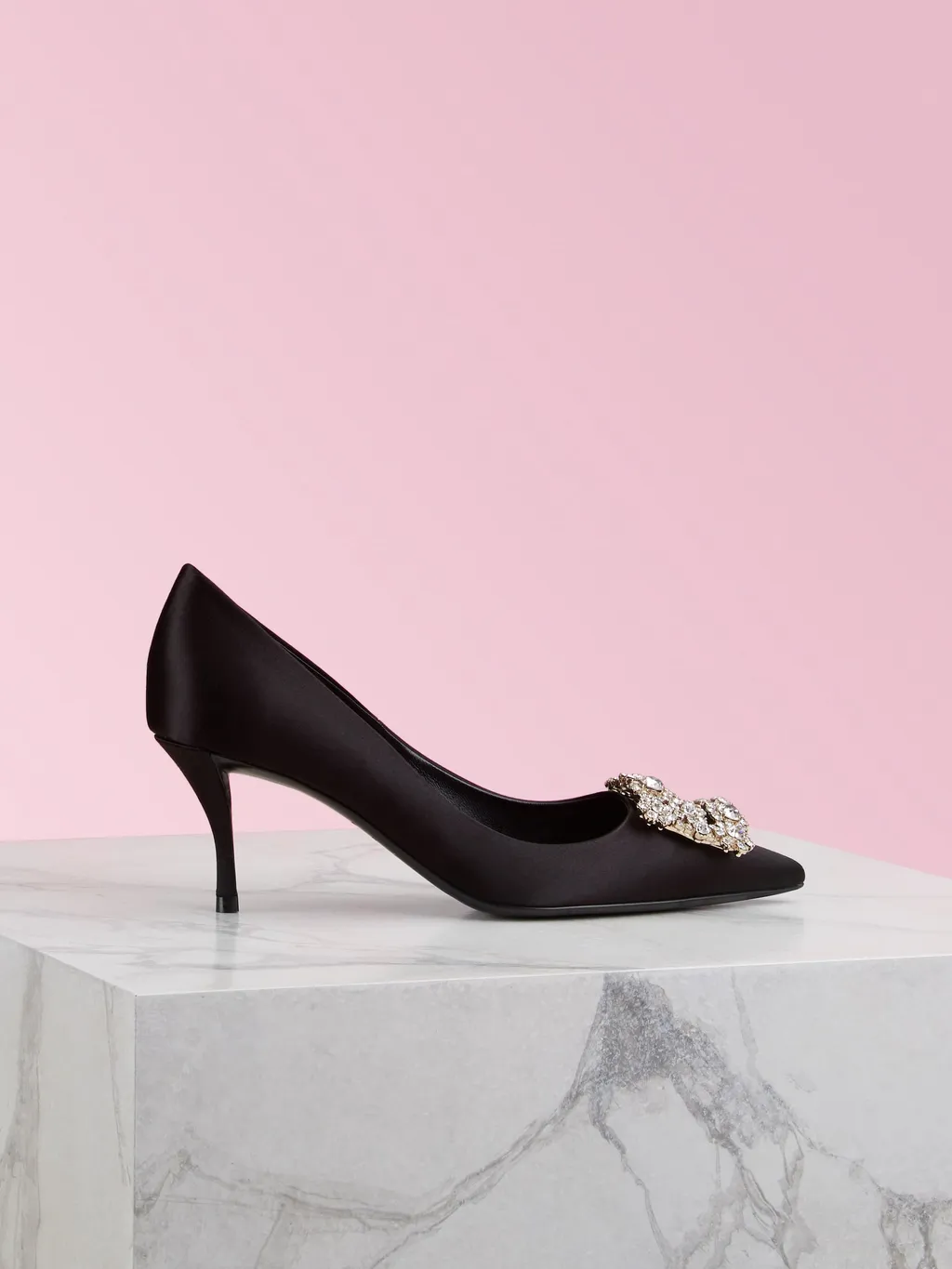Embellished Pointed Toe Pumps