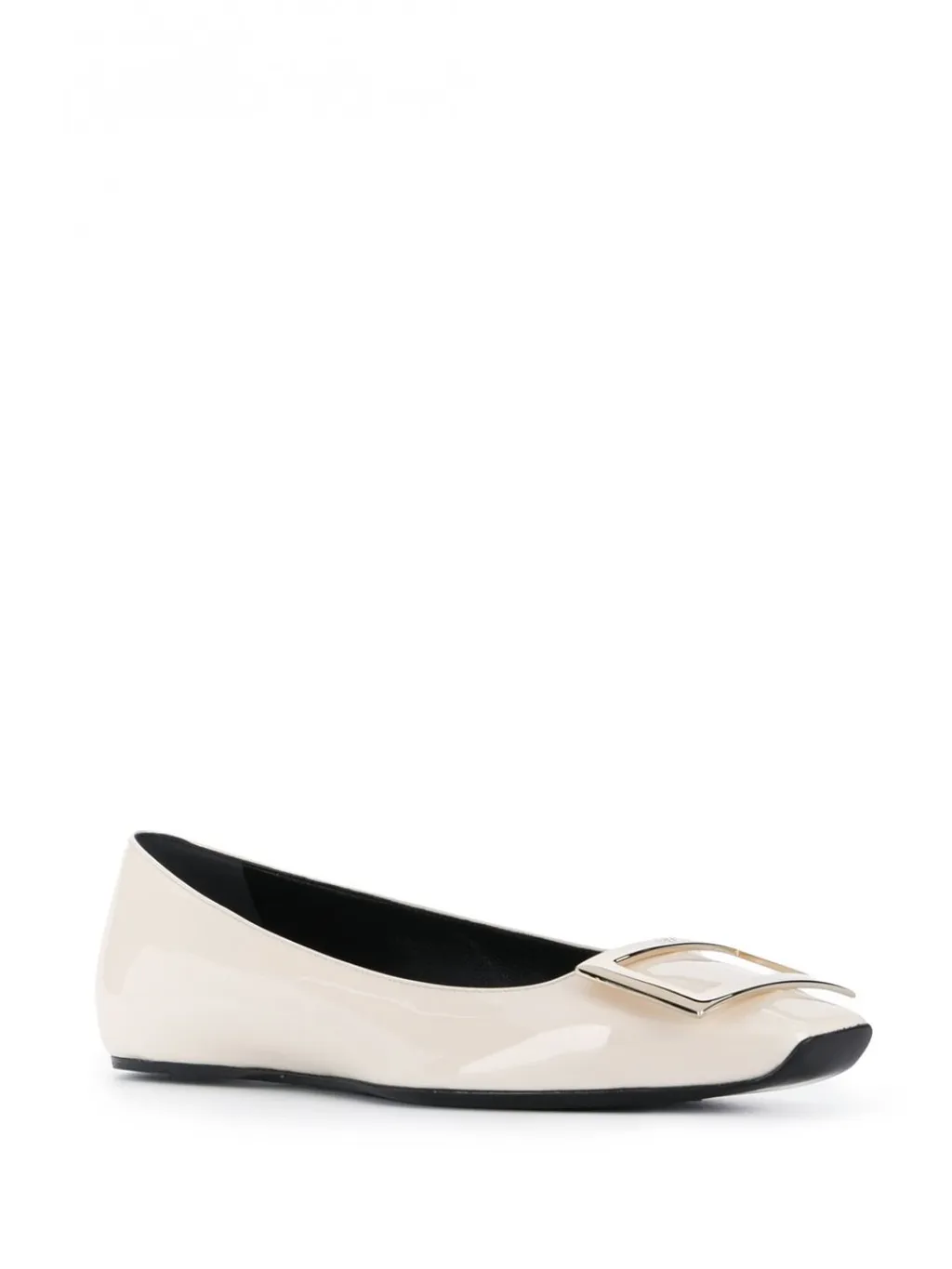 Trompette Buckle Ballerina Flats