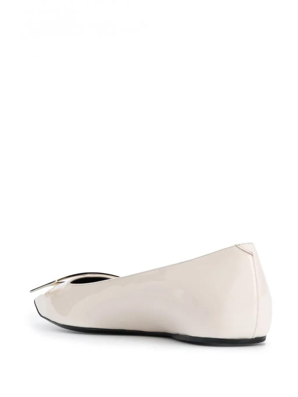 Trompette Buckle Ballerina Flats