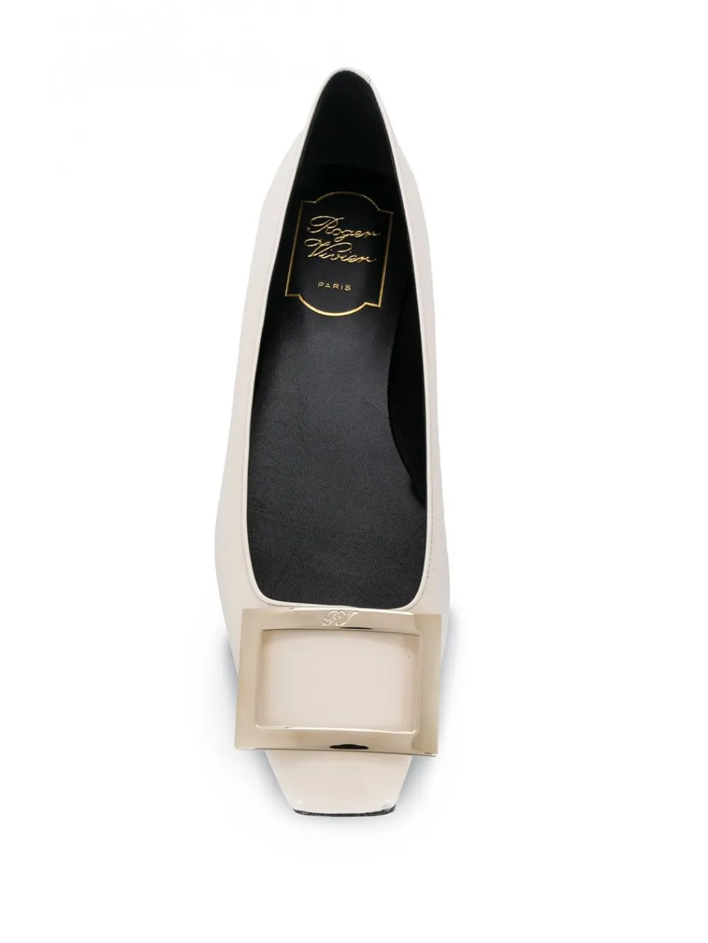Trompette Buckle Ballerina Flats