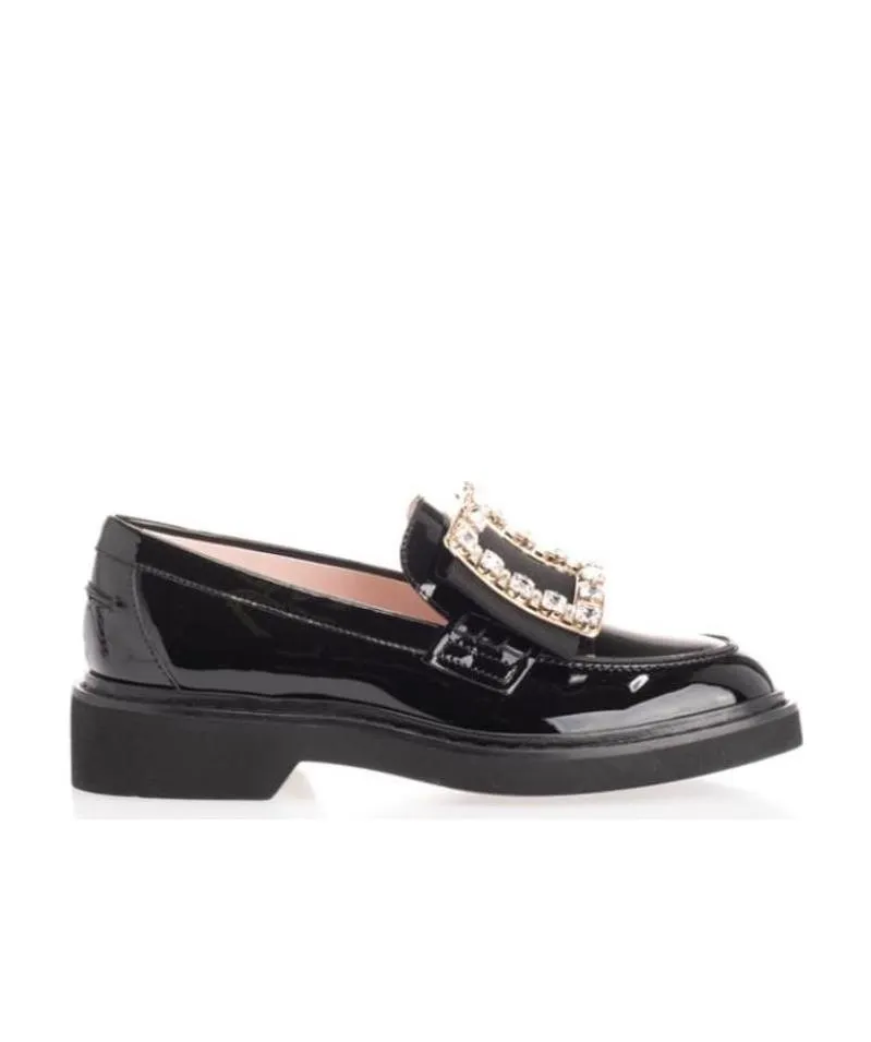 Embellished Slip-On Loafers