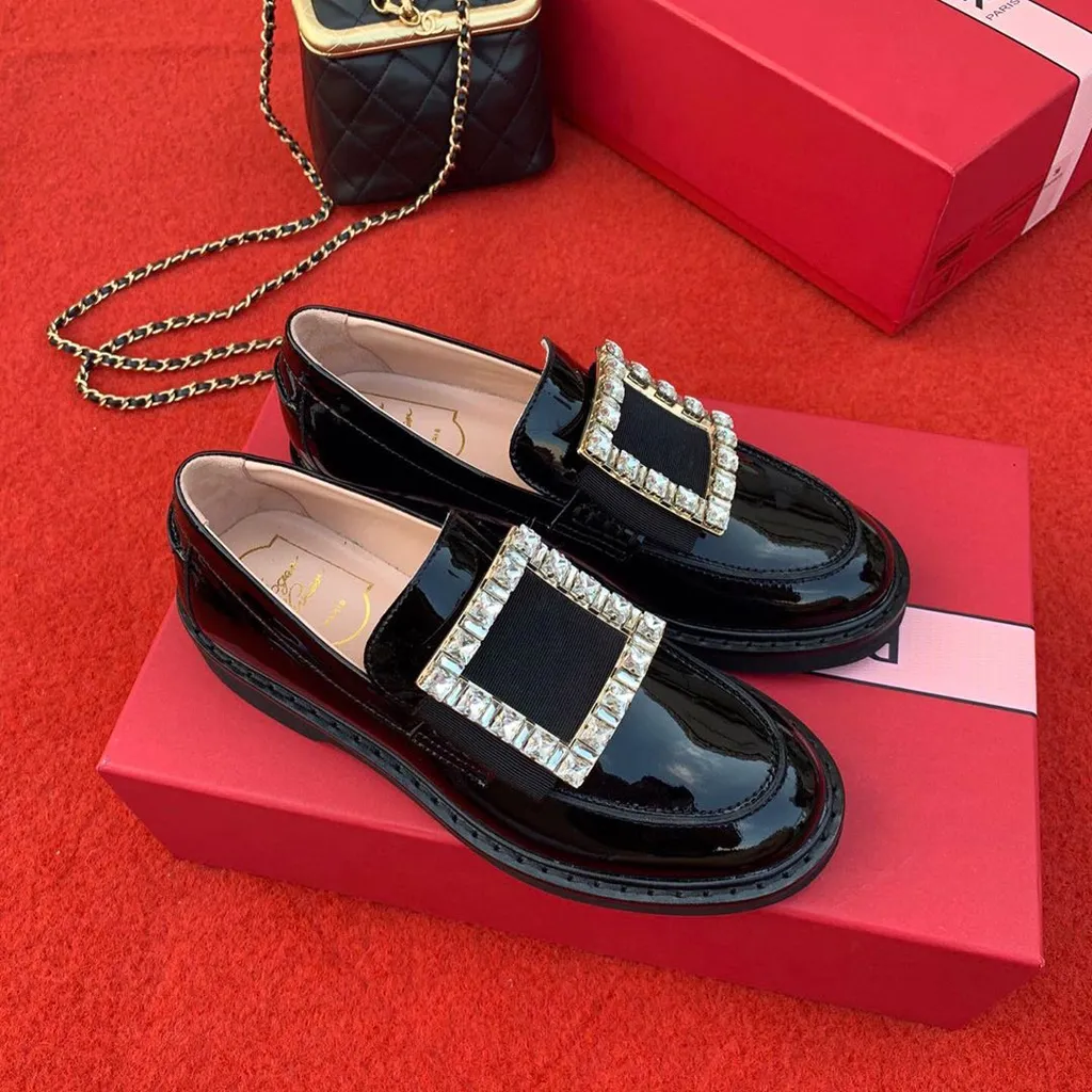 Embellished Slip-On Loafers