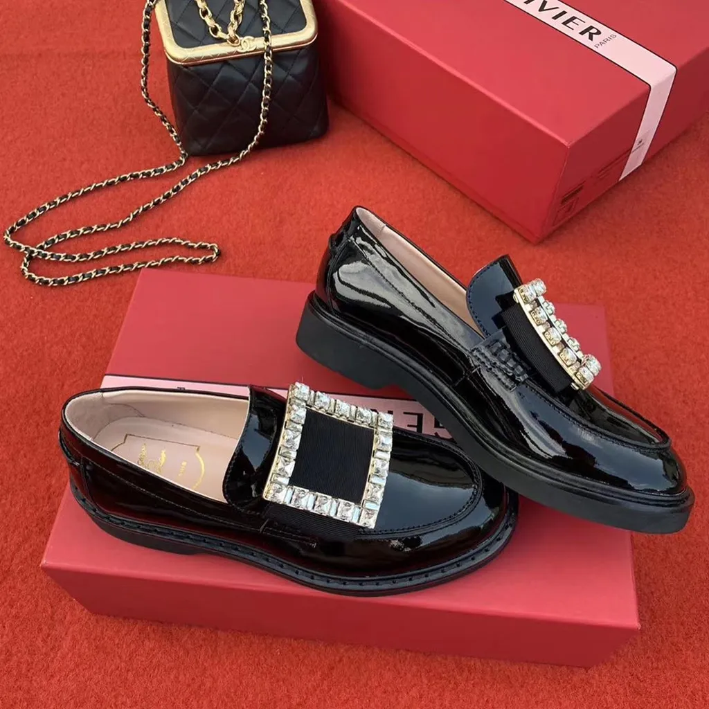 Embellished Slip-On Loafers