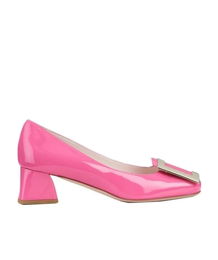 TrÈS Vivier Metal Buckle High Heels
