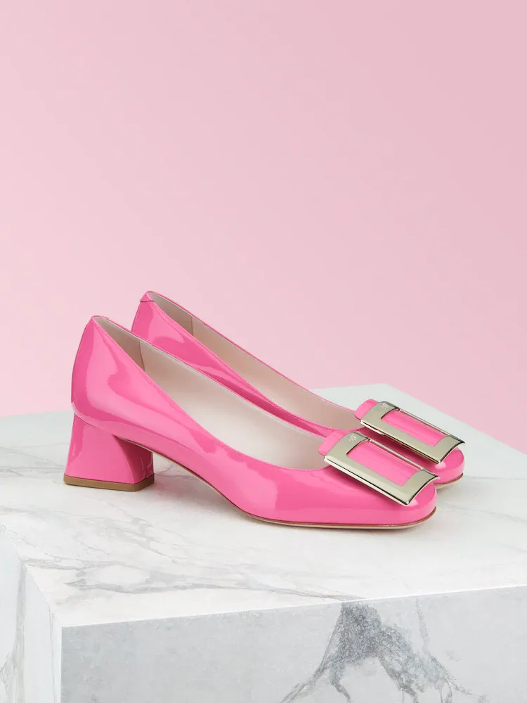 TrÈS Vivier Metal Buckle High Heels