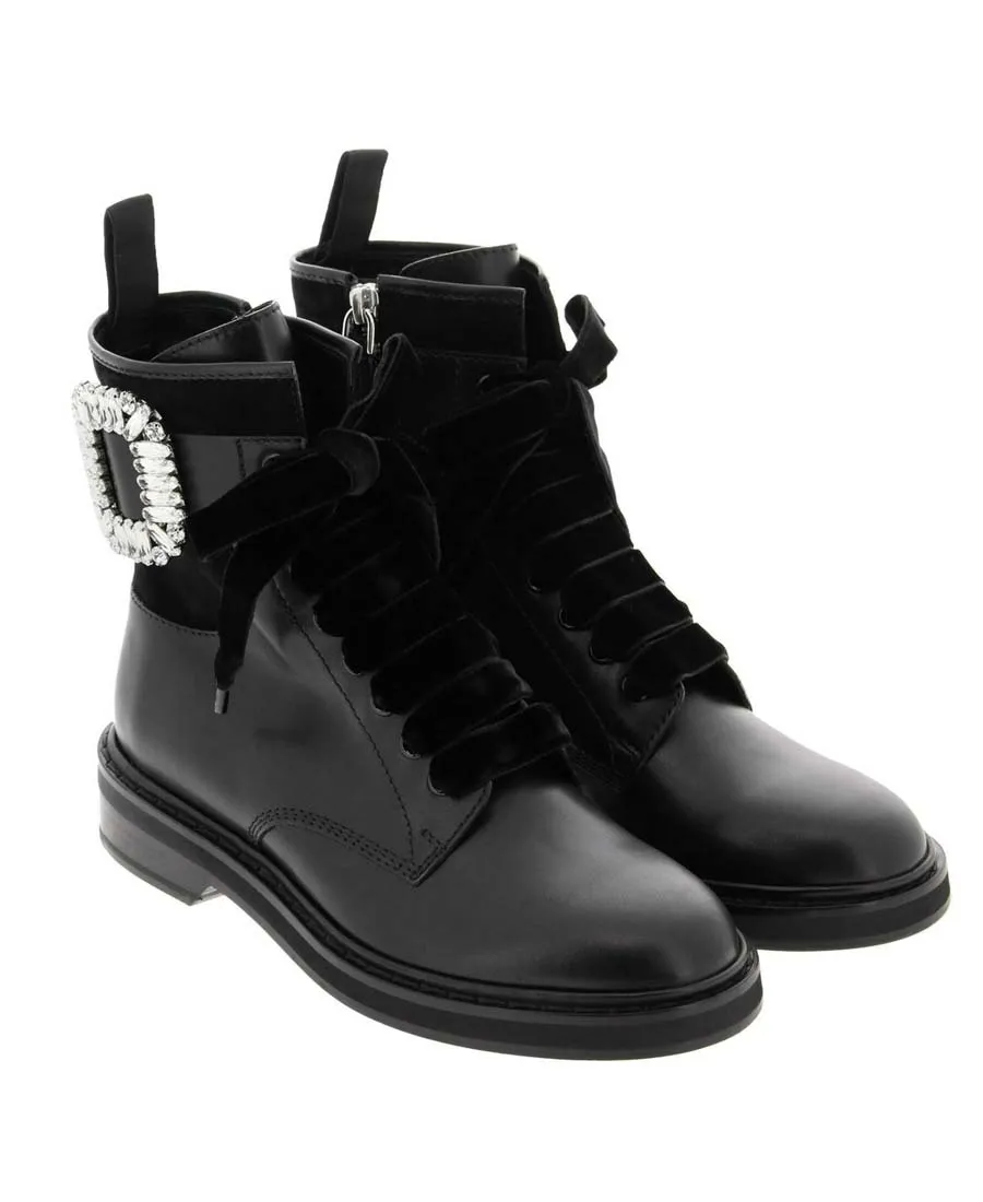 Rhinestone Ankle Boots