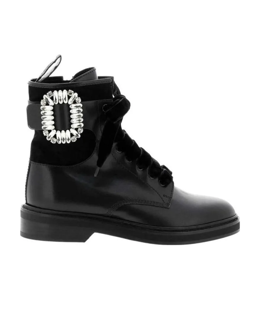 Rhinestone Ankle Boots