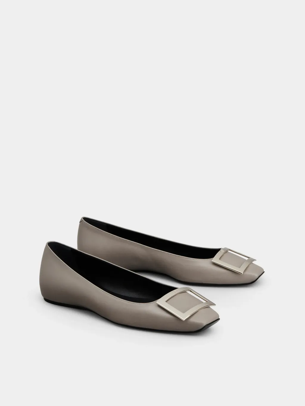 Trompette Buckle Ballerina Flats