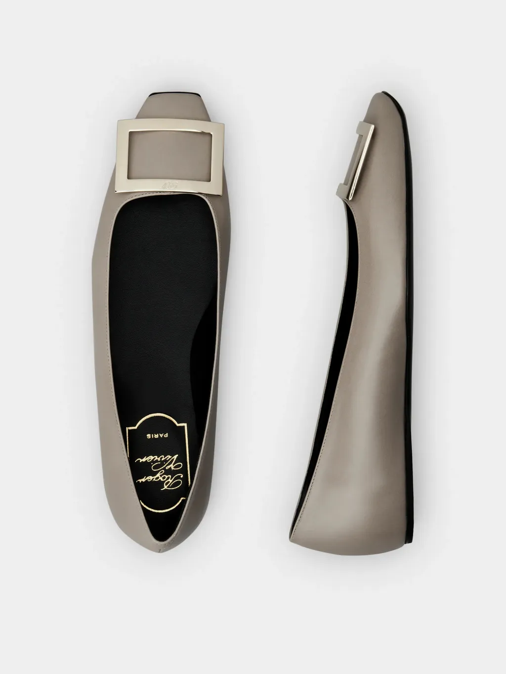 Trompette Buckle Ballerina Flats