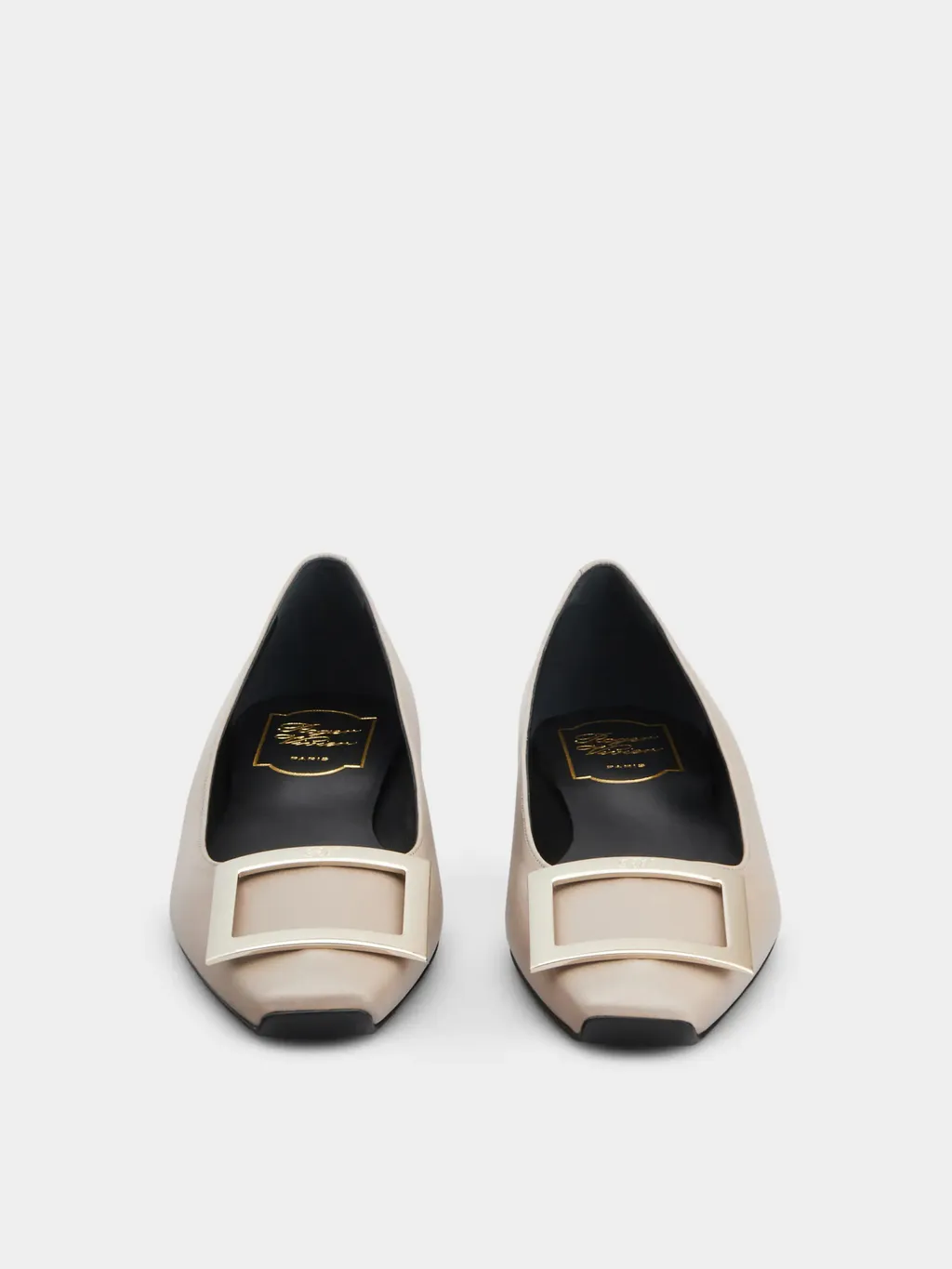 Trompette Buckle Ballerina Flats