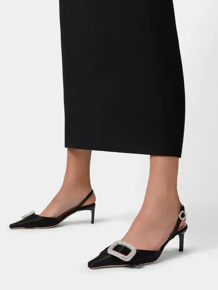 Viv’ Canard Slingback Pumps