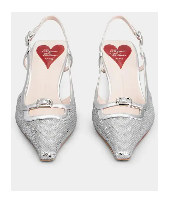 Mini Buckle Slingback Pumps
