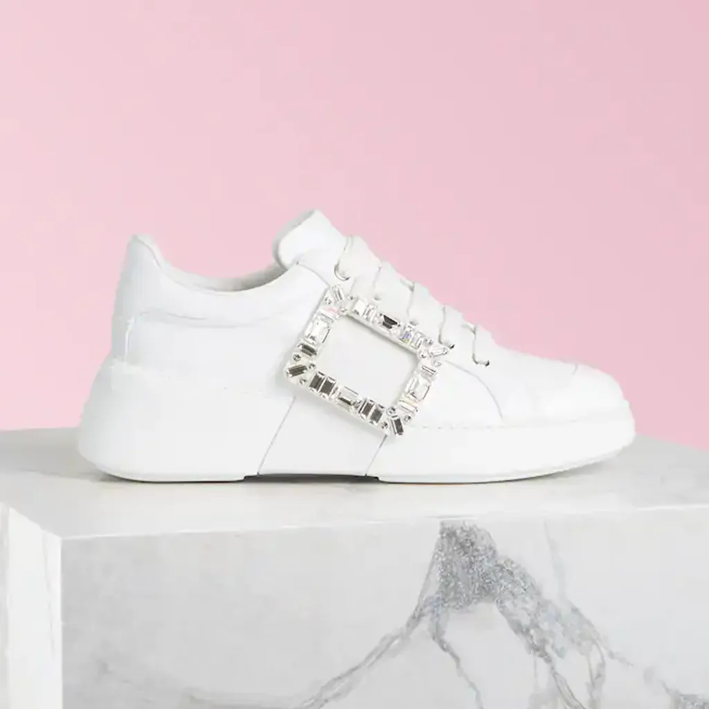 Viv' Skate Strass Buckle Sneakers
