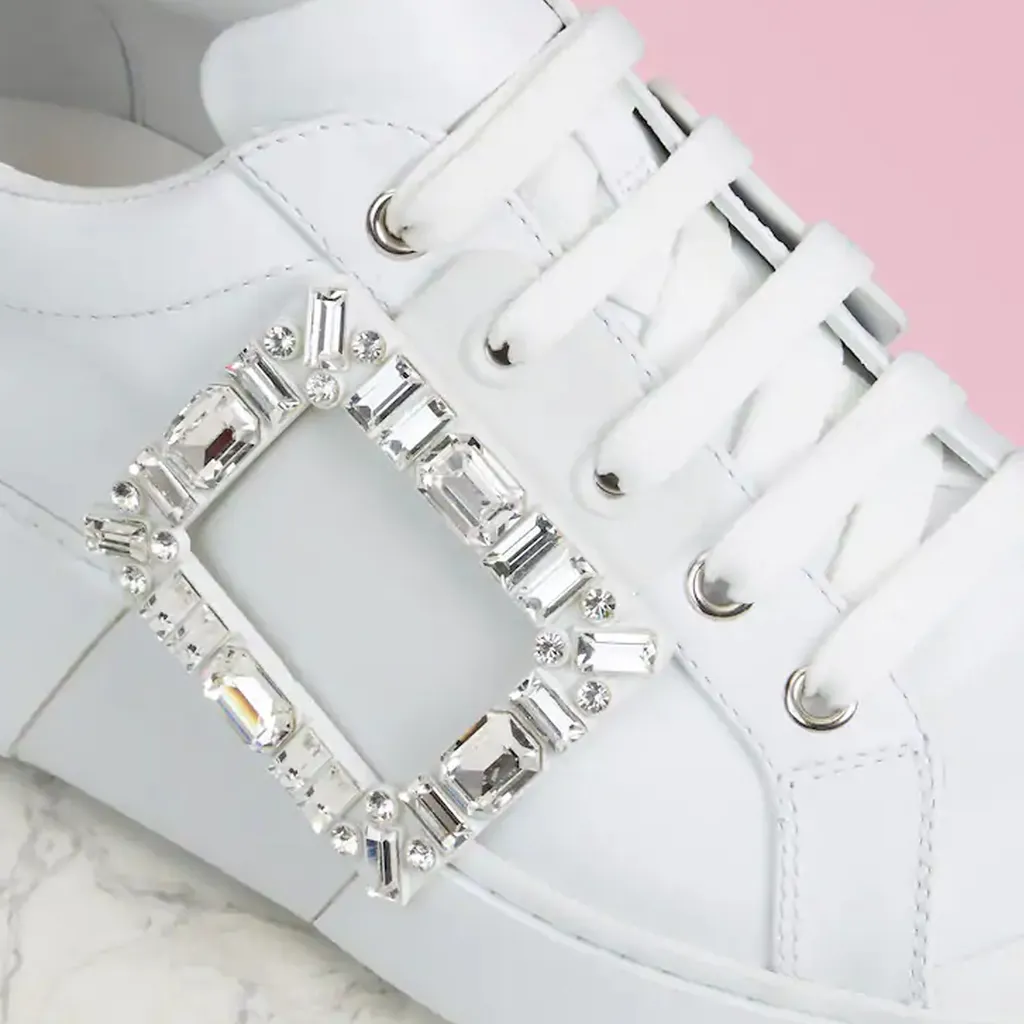 Viv' Skate Strass Buckle Sneakers