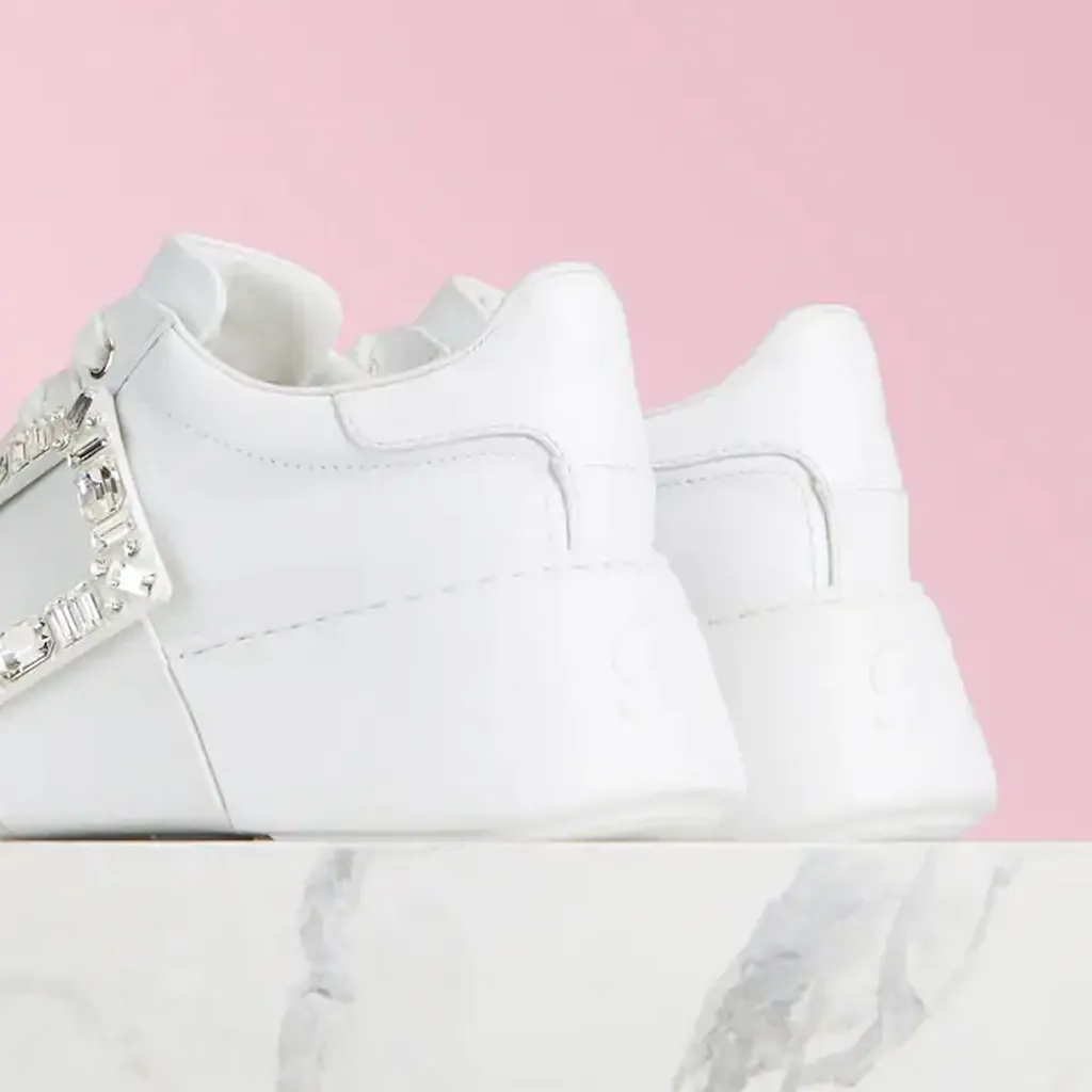 Viv' Skate Strass Buckle Sneakers