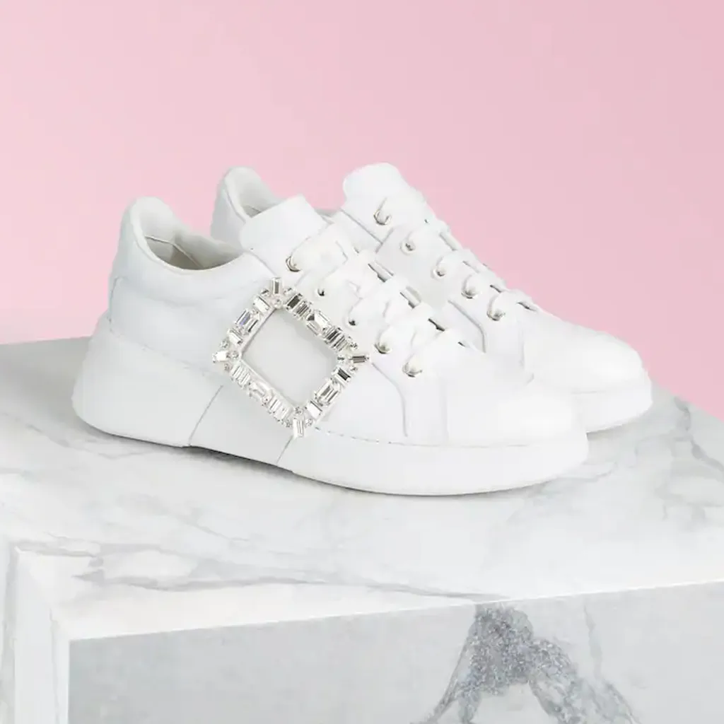 Viv' Skate Strass Buckle Sneakers