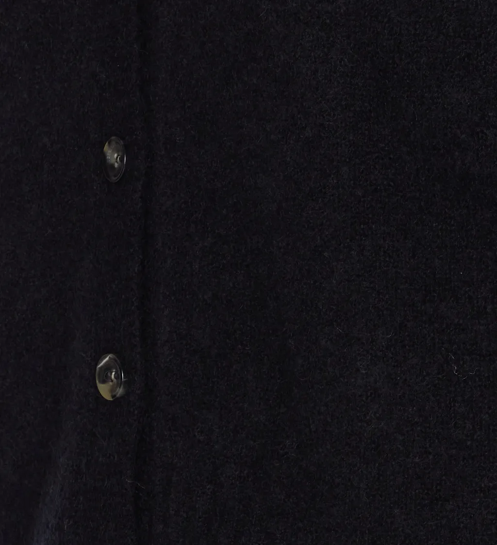 Buttoned V-Neck Cardigan