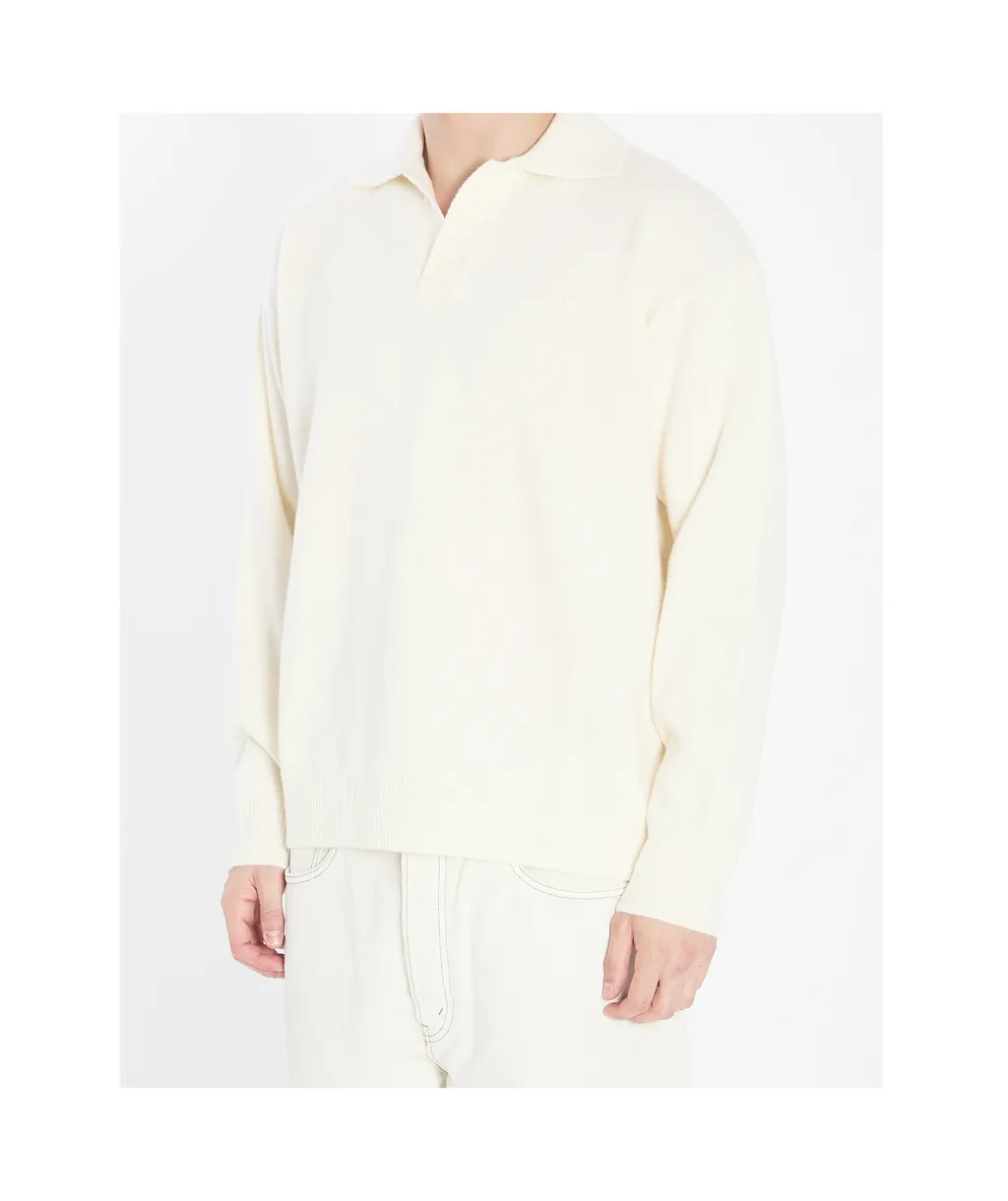 V-Neck Polo Knitwear