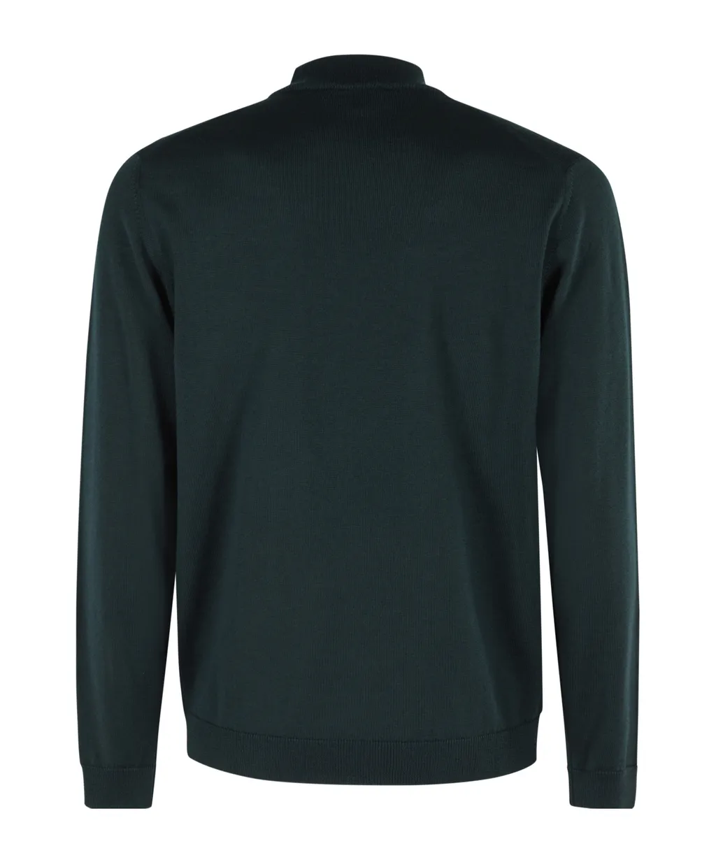 Long Sleeve Ribbed Sweatshirt