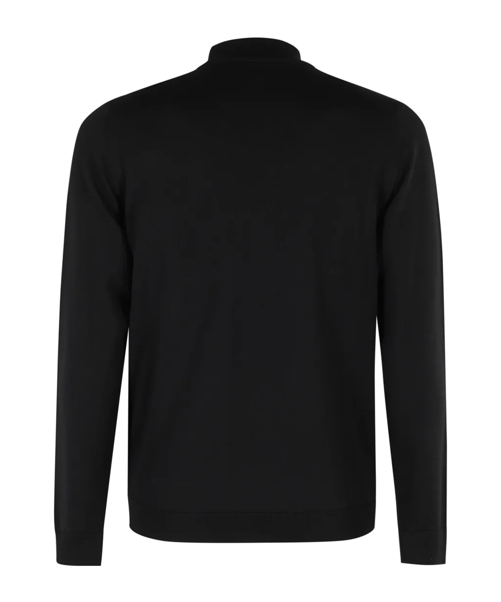 Long Sleeve Ribbed Sweatshirt