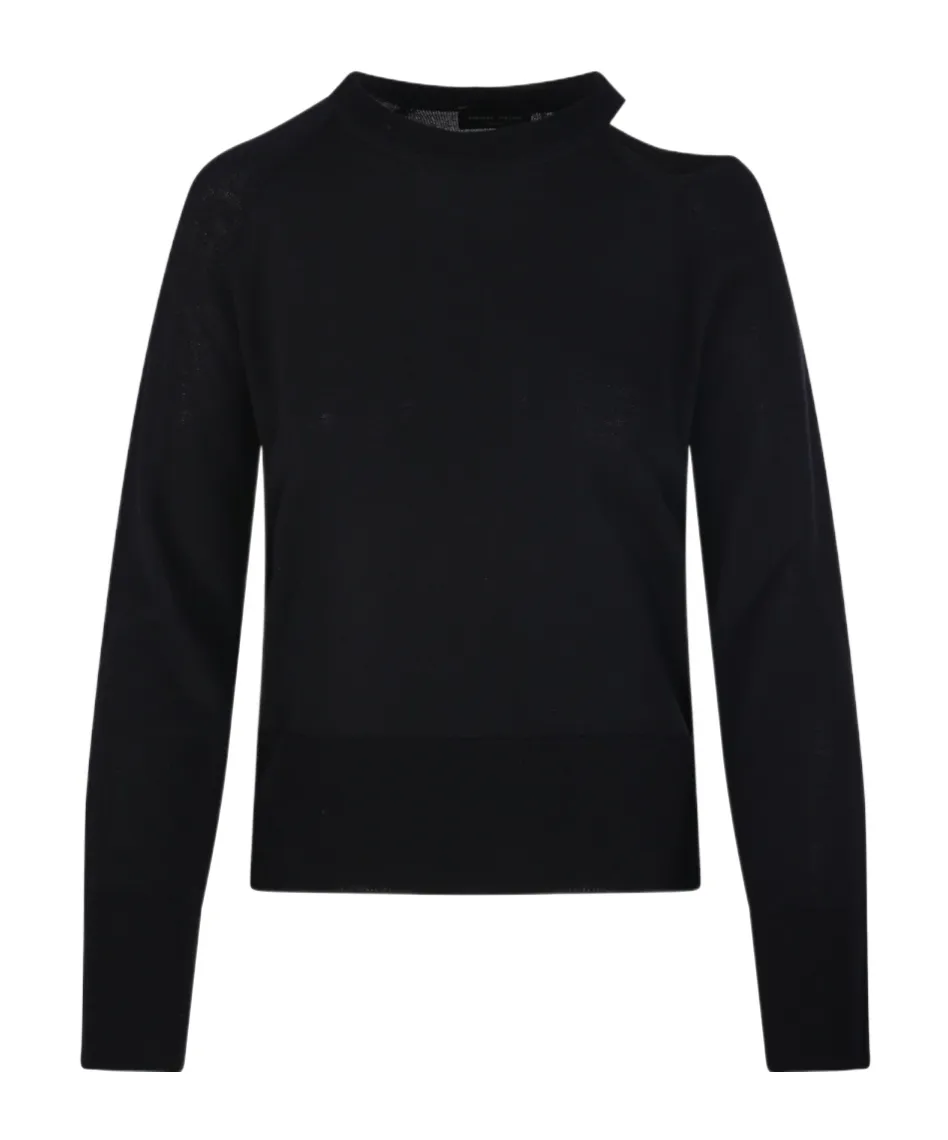 Cut-Out Sweater