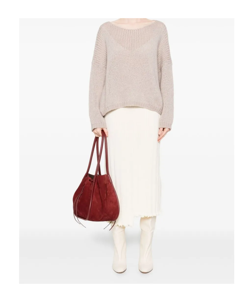 Boat-Neck Sweater