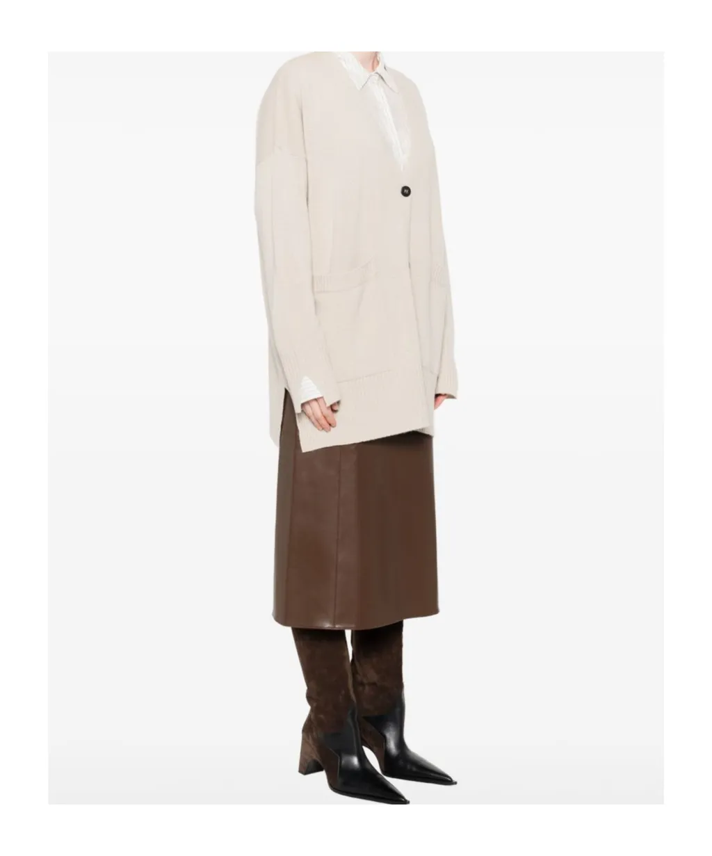 Patch-Pockets Cardigan