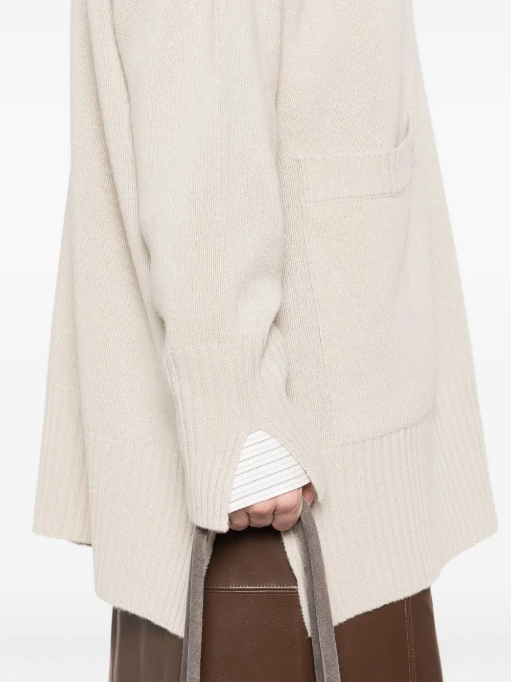 Patch-Pockets Cardigan