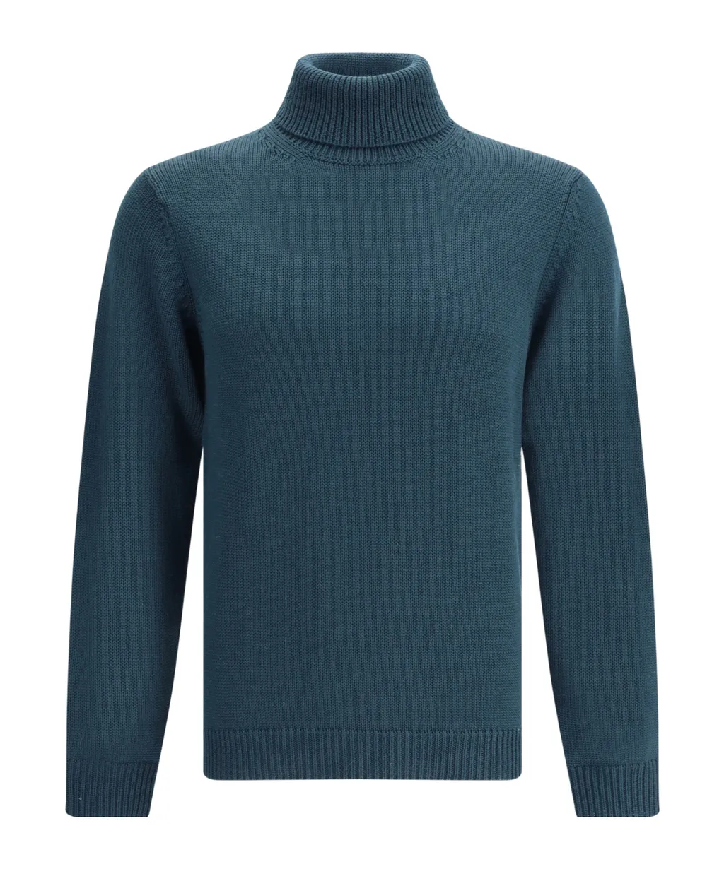 Ribbed Turtleneck Knitwear