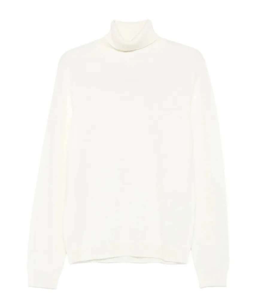 High-Necked Long-Sleeve Sweater