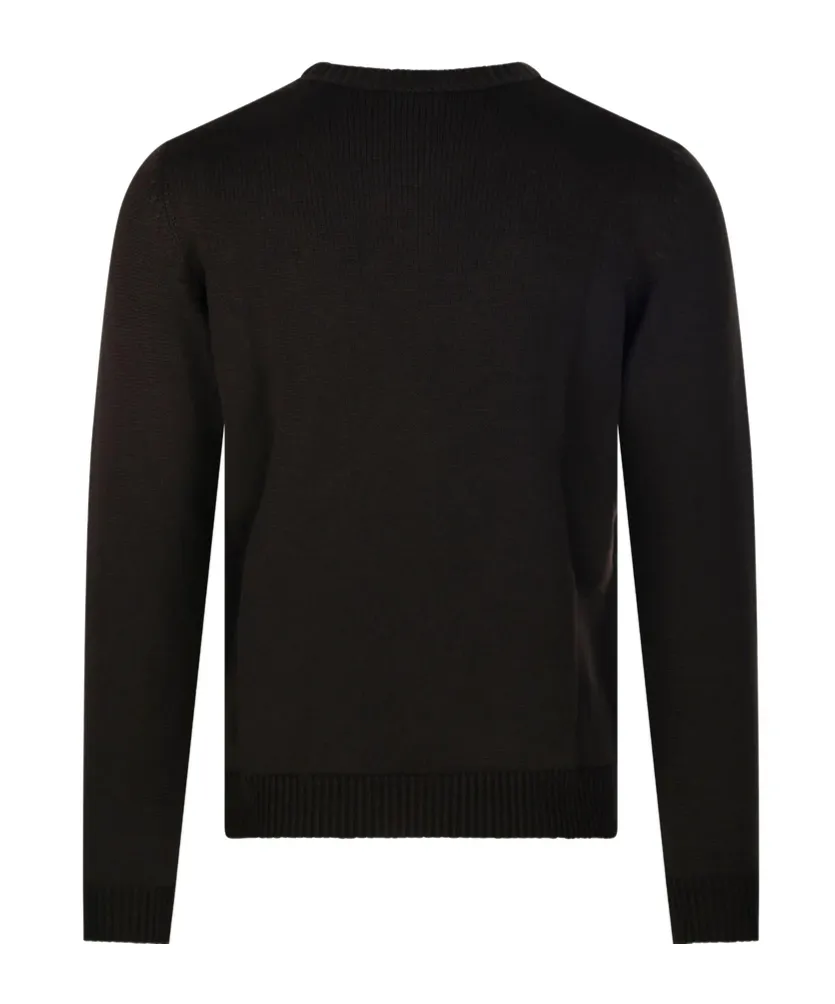 Round-Neck Knitted Sweater