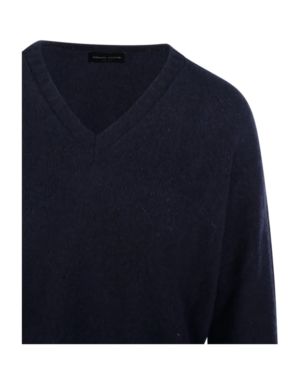 V-Neck Long-Sleeve Sweater