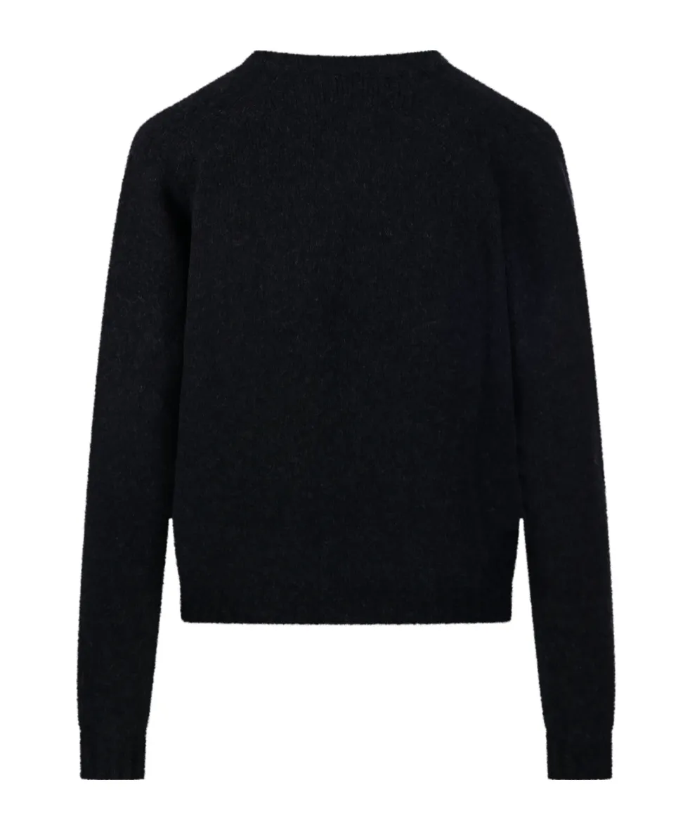 V-Neck Ribbed Sweater