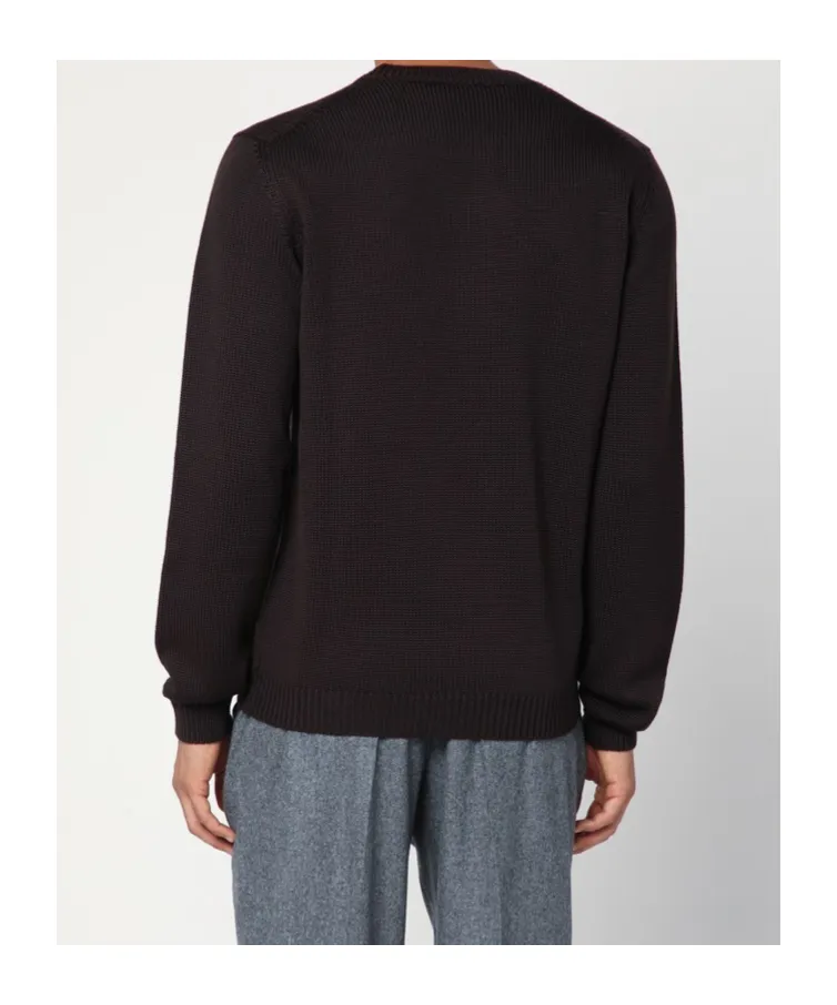 Round-Neck Wool Sweater