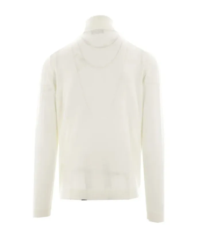 Turtleneck Ribbed-Cuffs Sweater
