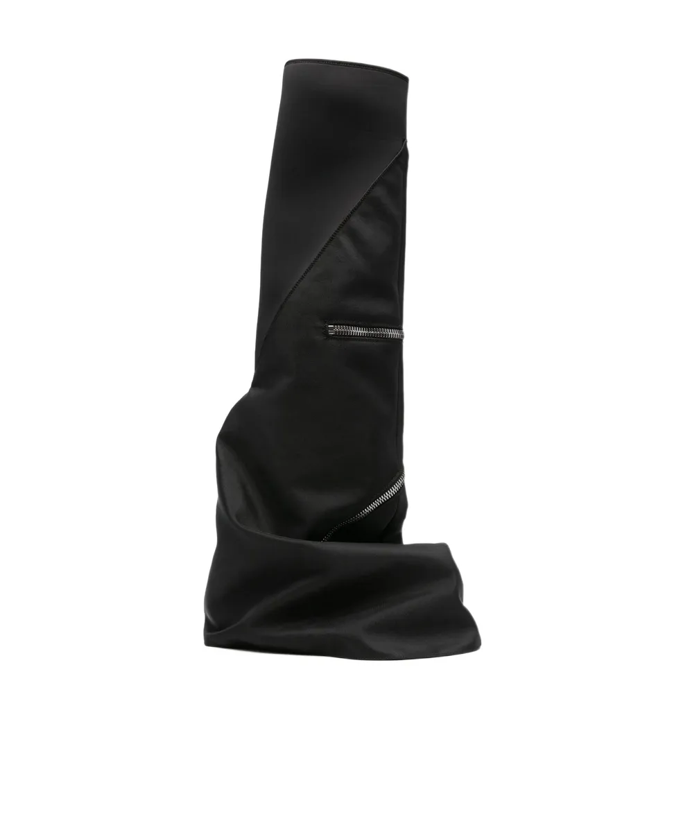 Zipper-Detail Boots