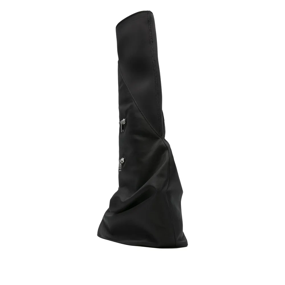 Zipper-Detail Boots