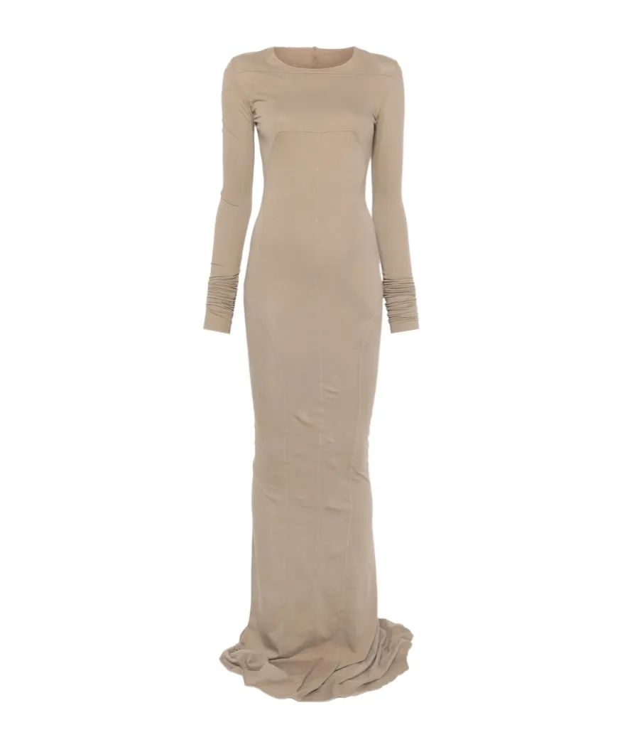 Long Sleeved Floor-Length Dress