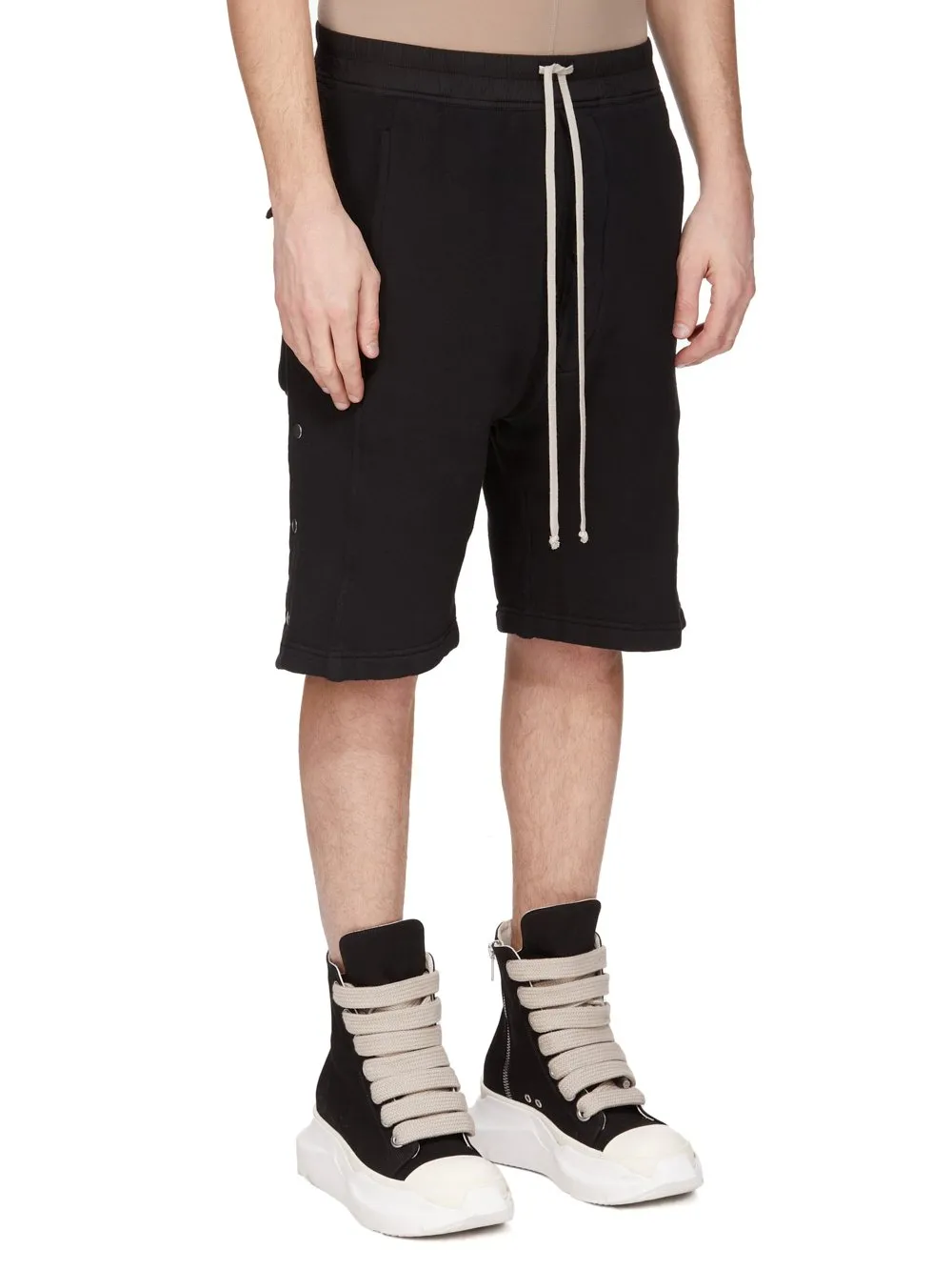 Drawstring Elastic-Waist Shorts