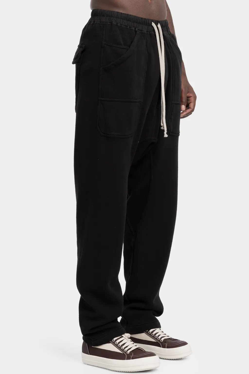 Drawstring Cargo Sweatpants